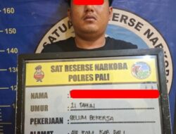Berawal dari Informasi Warga, Satresnarkoba PALI Tangkap Terduga Pengedar Narkoba di Pondok Kebun