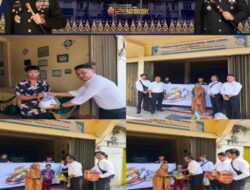 Polres PALI Berikan Bantuan Sembako kepada Panti Asuhan Jaya Murni