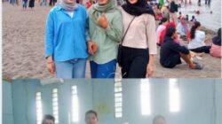 Hamparan Pasir “Pantai Selatan” Ramai Dikunjungi Warga, Kades Tanah Abang Selatan Imbau Orang Tua Awasi Anak