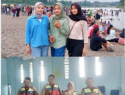 Hamparan Pasir “Pantai Selatan” Ramai Dikunjungi Warga, Kades Tanah Abang Selatan Imbau Orang Tua Awasi Anak