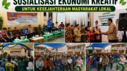 Melalui Sosialisasi Ekonomi Kreatif Diharapkan Dapat Meningkatkan Kesejahteraan Masyarakat Lokal Demi Terciptanya Sitkamtibmas Yang Kondusif