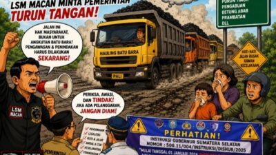 Armada Batu Bara Masih Gunakan Jalan Umum, LSM Macan Minta Pemerintah Turun Tangan