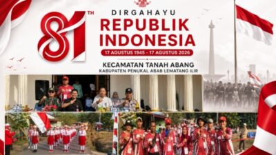 Semarak HUT RI ke-81, 22 Regu SD/MI se-Kecamatan Tanah Abang Ikuti Lomba Gerak Jalan