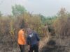 Seperempat Hektare Lahan Terbakar, Polsek Talang Ubi Turun Langsung ke Lokasi