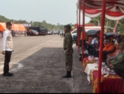 Bupati PALI Asgianto, S.T. Pimpin Apel Kesiapsiagaan Karhutla, Sinergi TNI-Polri dan BPBD Diperkuat