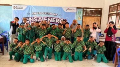 PEP Prabumulih, Pendopo dan Adera Field Gelar Lensa Energi, 140 Siswa SD Periksa Kesehatan Mata Gratis