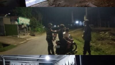 Babinsa Koptu Faizal Intensifkan Patroli Malam, Ajak Warga Bersama Jaga Keamanan Lingkungan