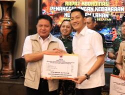 Bupati PALI Terima Bantuan Peralatan dari BNPB untuk Perkuat Penanggulangan Karhutla 2026
