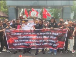 PAC PP Talang Ubi Desak Larangan Truk Batu Bara Ditegakkan
