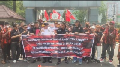 PAC PP Talang Ubi Desak Larangan Truk Batu Bara Ditegakkan