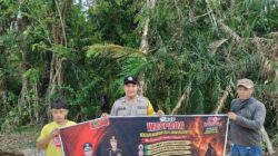 Kapolsek Tanah Abang Turun Langsung Patroli, Ingatkan Warga Bahaya Bakar Lahan
