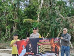Kapolsek Tanah Abang Turun Langsung Patroli, Ingatkan Warga Bahaya Bakar Lahan