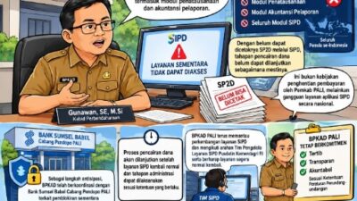 Gangguan SIPD Nasional Hambat Pencairan Dana di PALI, BPKAD Tegaskan Bukan Penghentian Pembayaran